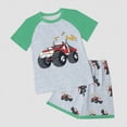 thumbnail image 2 of Toddler Boy Summer Outfit Cartoon Printed Short Sleeve Shorts Clothes Casual Summer Kids Suit Boys Clothing Set 2-8T, 2 of 4