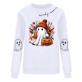 thumbnail image 7 of Sweatshirts for Women JIANLAI Spooky Season Cute Ghost Pumpkin Graphic Crewneck Sweatshirt, Fall Halloween Long Sleeve Pullover Top, Loose Casual Printed Sweatshirt, 7 of 7