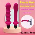 thumbnail image 3 of Masturbador femenino, adaptador de masajeador de Fascia, masajeador corporal de silicona, cabeza, accesorio de la máquina sexual, Juguetes sexuales para parejas, 3 of 8