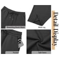 thumbnail image 6 of Fantaslook Womens Sweatpants Baggy Fleece Lined Wide Leg Sweatpants Drawstring Warm Lounge Pants with Pockets, 6 of 9