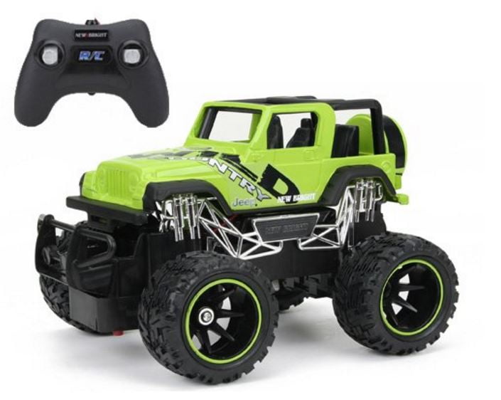 New Bright 124 Rc F/f Jeep Wrangler