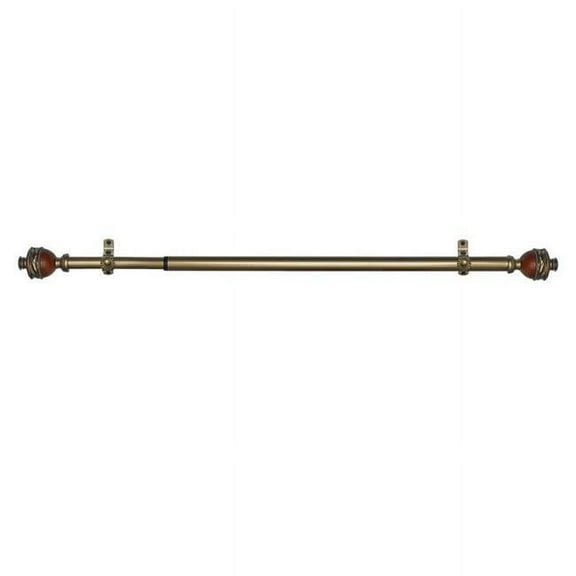 Camino Decorative Rod And Finial Ava, 28 x 48 in.