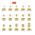 thumbnail image 4 of TIERPOP 335/360Pieces Practical M2toM6 Brass Knurled Inserts for Fastening in 3D Printing and Electronic Parts Projects, 4 of 11