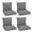 Grey, variant on Mvpipi Outdoor Chair Cushions Set of 4, 24 x 24 Inch Patio Furniture Cushions with Splash-Proof Covers, Outdoor Cushions for Patio Furniture Replacement,Khaki
