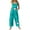 Cyan, variant on Fgvctg Valentine's Day Womens Overalls Wide Leg Pant Holiday Love Heart Print Overall Sleeveless Romper Spaghetti Straps Jumpsuits Oversized Bib Overalls Sprimg Clothing With Pockets Deep Red L
