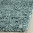 thumbnail image 3 of SAFAVIEH California Plush Solid Shag Runner Rug, Light Blue, 2'3" x 5', 3 of 11