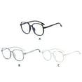 thumbnail image 4 of relayinert Large frame anti blue light flat mirror trendy polygonal myopia finished eyeglass frame, 4 of 8