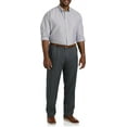 thumbnail image 4 of Big and Tall Essentials by DXL Men's Pleated Dress Pants, Dark Grey, 46W x 32L, 4 of 6