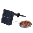 thumbnail image 2 of 20 m/65,6 pies 200 LED Cadena de luz Lámpara de césped solar Lámpara de alambre de cobre Cadena de luz decorativa impermeable para jardín al aire libre Patio Villa Luz blanca, 2 of 5