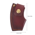 thumbnail image 2 of Miangastore Axe Sheath Sleeve Practical Design Leather 1Set 5.5x2.6x0.8In, 2 of 8