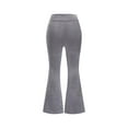 thumbnail image 4 of breaise Girls Flare Leggings Split Hem Elastic Yoga Pants Kids Casual Bell Bottoms Dance Pants, 4 of 7
