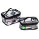 thumbnail image 3 of Almacenamiento grande del bolso de viaje transparente impermeable portátil del bolso transparente de los cosméticos del bolso de cosméticos oso de fresa Electrónica, 3 of 5