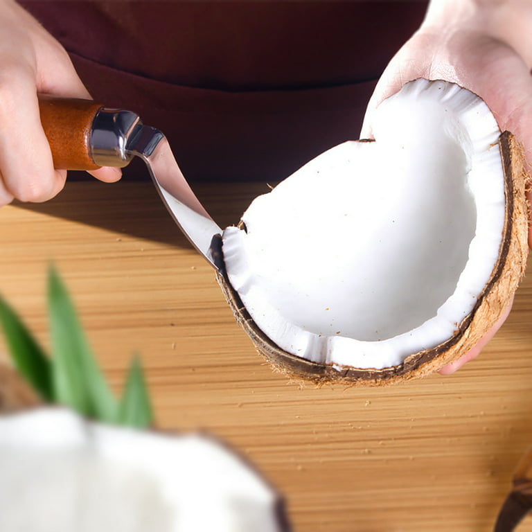 Multi-functional Coconut Planer, Coconut Soft Egg Knife, Coconut Meat  Separator, Coconut Meat Scraper, Coconut Shell Removal Tool - Temu