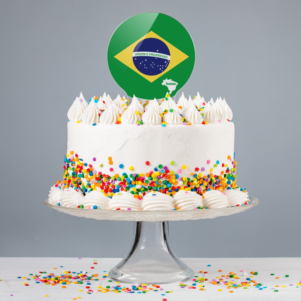 Bánh kem sữa đội bóng đá brazil - Tiny Pretty Cake