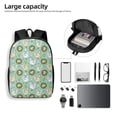 thumbnail image 4 of Uemuo Chicken Laying Eggs Printed Durable 17-inch Student Backpack - Lightweight, Waterproof, Adjustable Straps, Ideal for School, Work, Travel, 4 of 5
