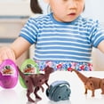 thumbnail image 3 of De Juguetes De Huevo De Dinosaurio, Modelo De Dinosaurio Creativo, Juguete De Dinosaurio De Aprendizaje Temprano, Regalos Para Niños12 Uds Minnieouse FN005678-00, 3 of 6