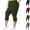 01## (Army Green), variant on Plus Size Capri Leggings for Women High Waisted Tummy Control Cropped Leggings Casual Stretch Pants(Wine,XXL)