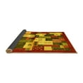 thumbnail image 2 of Ahgly Company Indoor Square Abstract Yellow Contemporary Area Rugs, 7' Square, 2 of 4