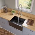 thumbnail image 2 of ALFI ABKF3732-PC Robinet de Cuisine à Ressort Commercial & 44; Chrome Poli, 2 of 11