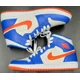 thumbnail image 2 of Ni - ke Men's Ni - ke Air Jordan 1 Mid "KNICKS" Gamr Royal Blue-Orange Sz 4 [FD1029-400], 2 of 5