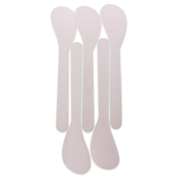 Spatule Bout Rond Plastique - Blanc par Marianna pour Unisexe - 12 Pcs Applicateur