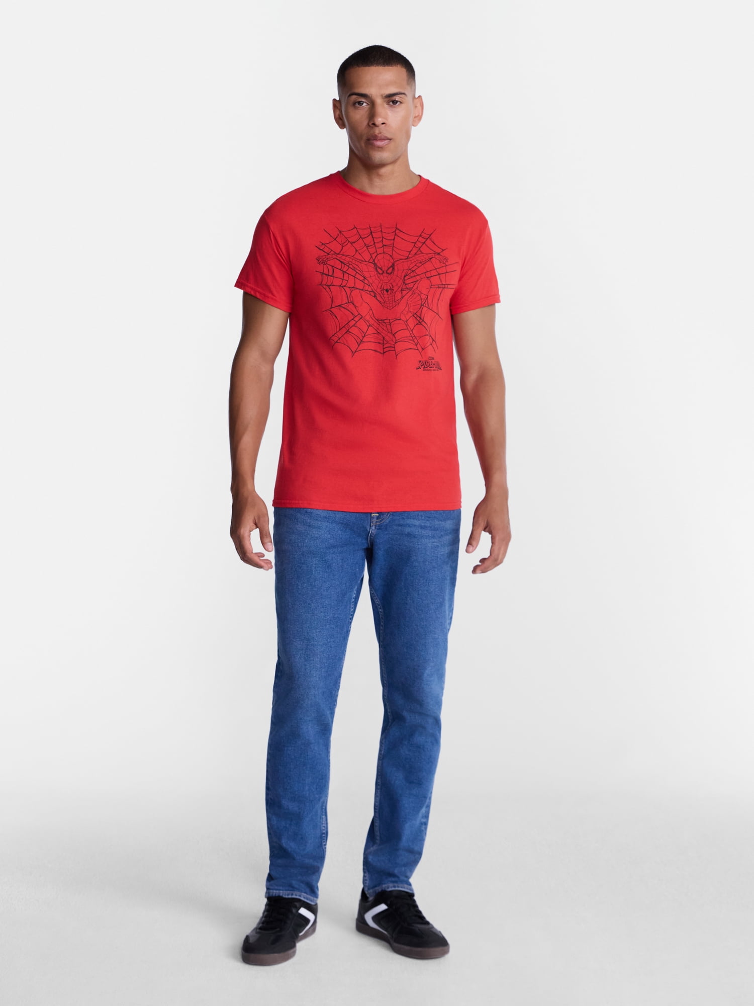 Spider-Man Men's and Big Men's Graphic Tee, Sizes S-3XL