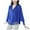 #217-Blue, variant on Women's Fall Winter Elegant Button Down Sweater Cardigan V Neck Tassels Fringe Crop Knit Coat