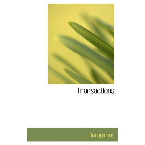 Transactions (Hardcover)