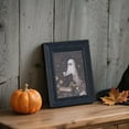 thumbnail image 4 of SMKE Ghosts Framed Wall Decor Gothic Library Resin Photo Frame With Motif Picture Frame Photo Frame Multifunctional Tabletop Display Halloween Decoration For Thanksgiving Bathroom Square, 4 of 6