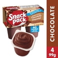 thumbnail image 1 of Snack Pack® No Sugar Added Chocolate Pudding Cups, 1 of 8