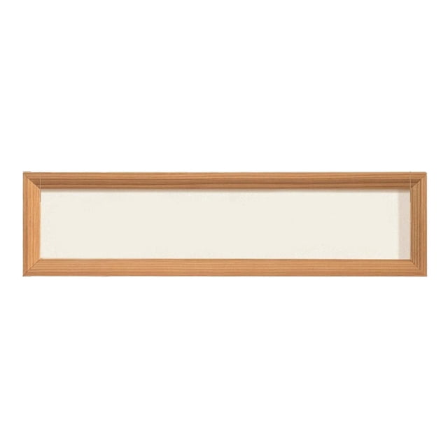 Marco de madera para pintura, marco de caligrafía, marco de fotos rectangular multifunción 105 cm x 32 cm