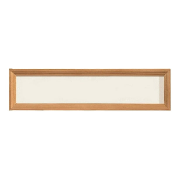 Marco de pintura de madera Marco de fotos Montaje de póster o Marco panorámico de mesa para 105 cm x 32 cm