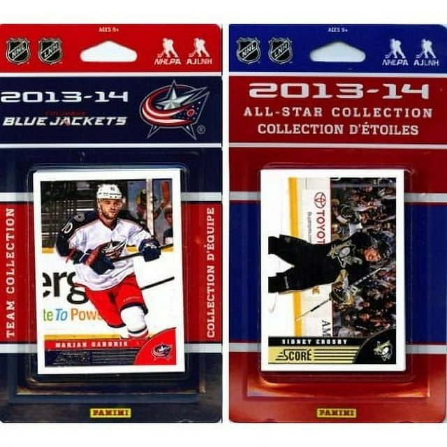 CI Collectables NHL Columbus Blue Jackets Licensed 2013-14 Score Team Set and All Star Card Set