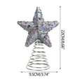 thumbnail image 3 of Xuniizn Star Tree Topper, Glitter 3D Shatterproof Star, Christmas Tree Top Decor for Indoor Outdoor Holiday Home Party, Iron, 3 of 8
