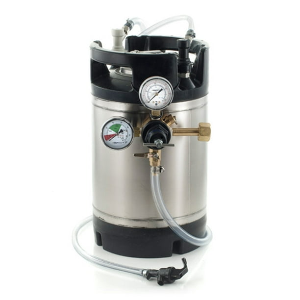 3 Gallon Ball Lock Keg System w/Picnic Tap, New AIH Keg 1 Walmart