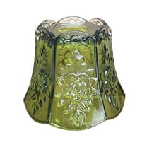 Lamp Shade Glass Chandelier Cover Carved Material for Bedroom Dining Room Hotel Office Kitchen Bathroom Spaces