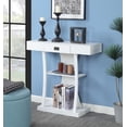 thumbnail image 2 of Pemberly Row Table Console Transitionnel, Fini Bois Blanc, 2 of 5