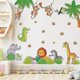 thumbnail image 2 of Dww-wall Stickers Jungle Animals Vine Wall Sticker Koala Lion Monkey Sloth Wall Decor Kids Room Nursery, 2 of 5