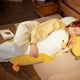 thumbnail image 5 of Relax love Lindo Juguete de Peluche Banana Duck Dibujos Animados Animales de Peluche Pato Suave Piel Esponjosa Plátano Patito Abrazando Cojín Acogedor Pato Throw Pillows para Decoración de la Sala de Estar Del Hogar Regalo para Niños, Blanco 50 Cm, 5 of 10