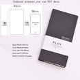 thumbnail image 2 of xianyou-Undated Pocket Weekly Planner Schedule Organizer Agenda Year Month Week Plan A6 Notebook (A6 undated Planner Gray),Small, 2 of 4