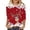Red, variant on HXWCHs Women's Solid Bamboo Blend Solid Tee Festive Holiday Themed Casual Crewneck Tee Short Sleeve top for Women Cozy Comfort Wear and Daily Outfits with Seasonal Print XL Black