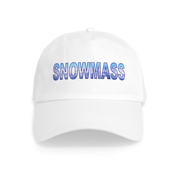 CafePress - Snowmass, Colorado Cap - Adjustable 100% Brushed Unisex Casual Cotton Baseball Cap, Beige, 1