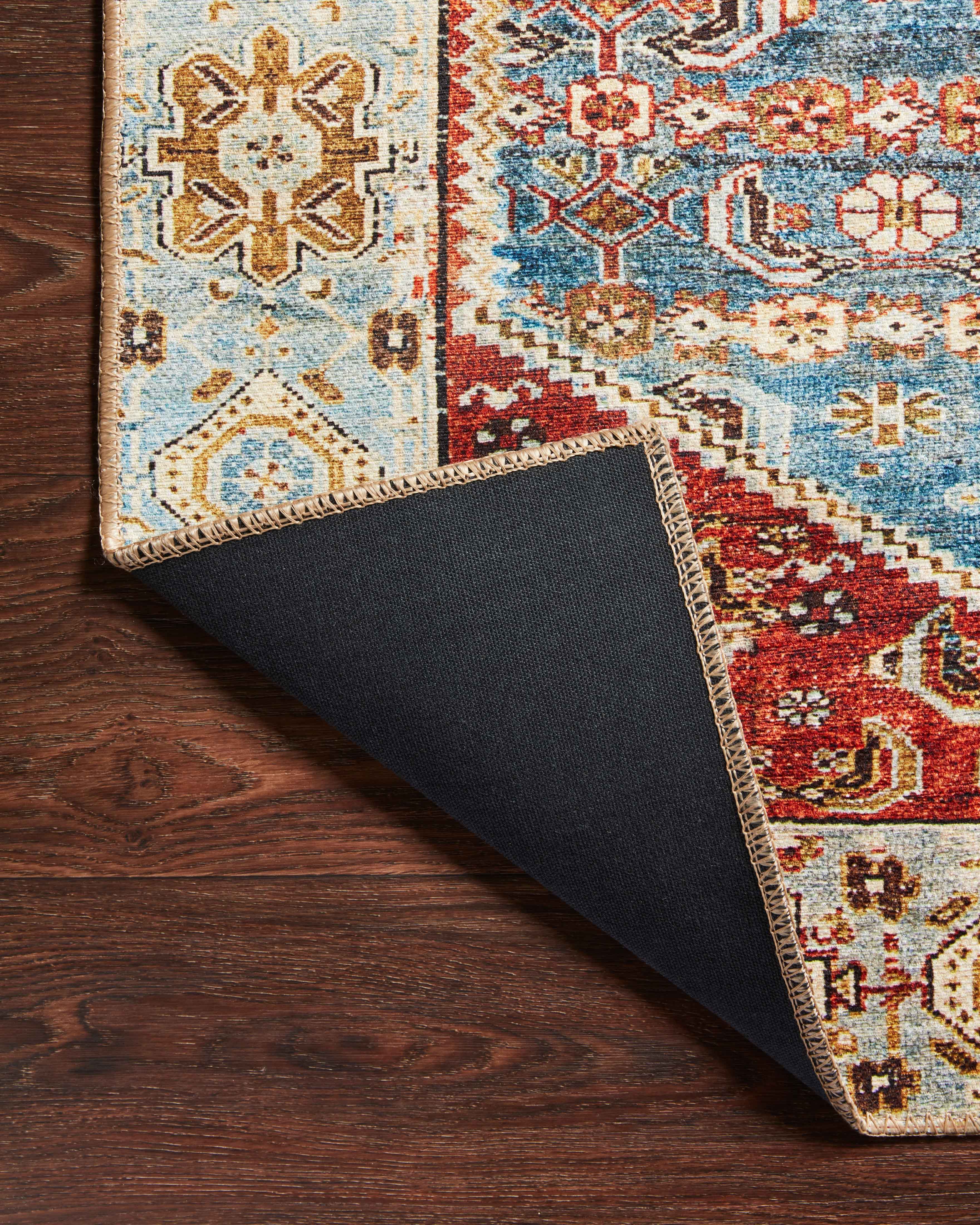 Echo Loom Grand Havana Red / Spa 2'-3" x 3'-9" Accent Rug