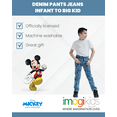 thumbnail image 3 of Disney Mickey Mouse Goofy Donald Duck Little Boys Denim Pants Jeans Infant to Big Kid, 3 of 5