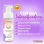 Etniker Curl Foam. Styling Foam for Curly & Wavy Hair. Frizz Control hair Mousse with Acai, flaxseed, coconut & Hyaluronic Acid. Hair Styling Products no Alcohols, Parabens or Silicone. 5 fl. oz.