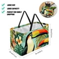thumbnail image 2 of Toucan Large Capacity Reusable Foldable Oxford Cloth Laundry Basket Beach Bag Shopping Basket Grocery Bags, 2 of 7