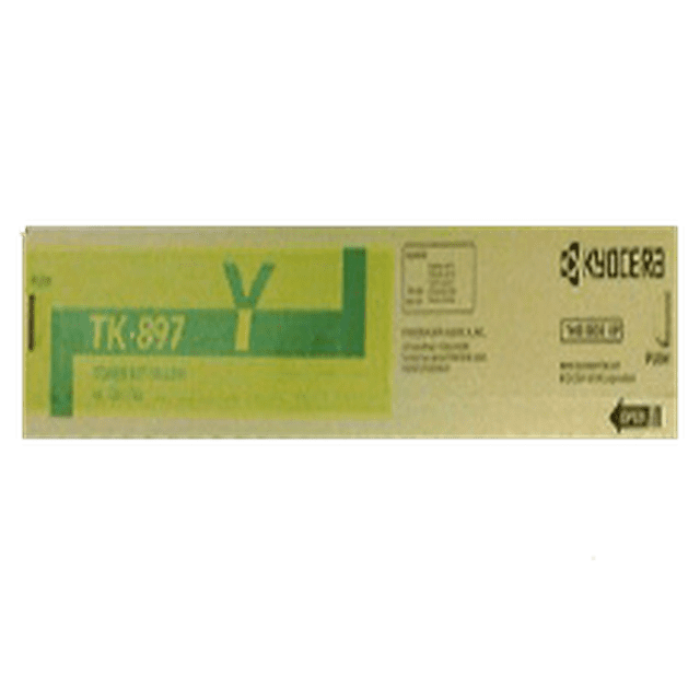 Marque Nouvelle Cartouche de Toner Laser KYOCERA TK897Y Jaune