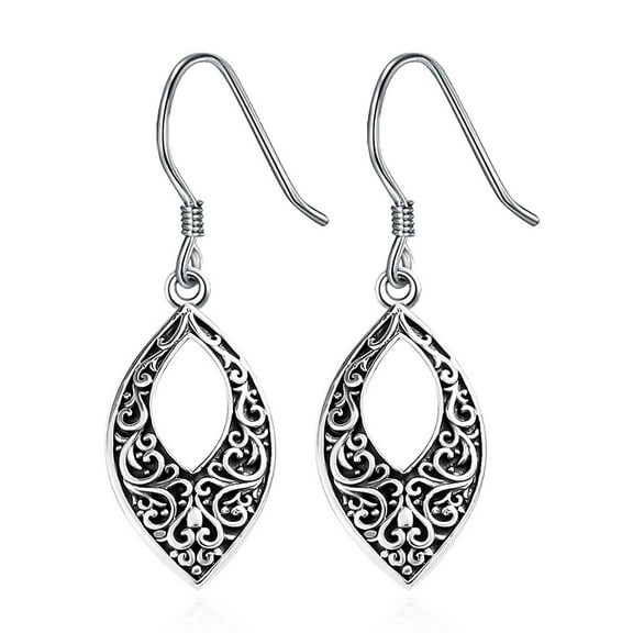 Shop LC 925 Sterling Silver Dangle Earrings - Celtic Dangling Earrings for Women - Filigree Drop Costume Jewelry for Women Birthday Gifts