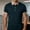 #Navy, variant on DPTALR Men's Casual Contrast Trim Short Sleeve Button Polo Shirt,Army Green,Big Men's,Tall Men's L,Young Men's T-shirt