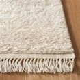 thumbnail image 4 of SAFAVIEH Casablanca Carbrey Solid Wool Shag Area Rug, Beige, 5' x 8', 4 of 7